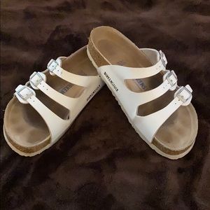 Birkenstock’s women size 38 white (fits like 8.5)